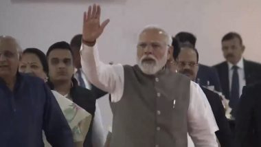 PM Narendra Modi Inaugurates New Terminal Building of Surat Airport in Gujarat (Watch Video)