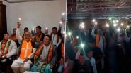 Assembly Election Results 2023: Manipur CM N Biren Singh, Party Workers Celebrate BJP&rsquo;s Win in Three States in Imphal (Watch Video)