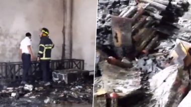 Maharashtra Fire: Six Killed After Blaze Erupts at Candle-Making Factory in Pimpri Chinchwad (Watch Videos)
