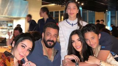 Sanjay Dutt Reunites With Elder Daughter Trishala in Dubai for Pre-New Year Celebrations, Pictures of Family Dinner Surface Online (View Pics)