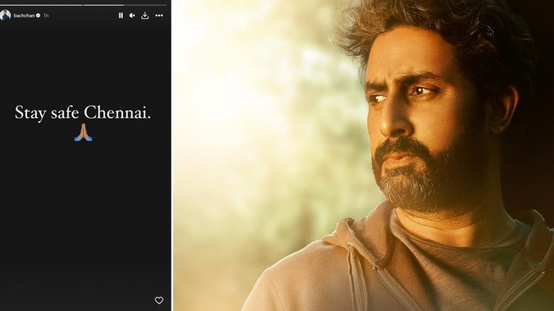 Abhishek Bachchan’s Heartfelt Message for People Affected by Cyclone Michaung in Chennai