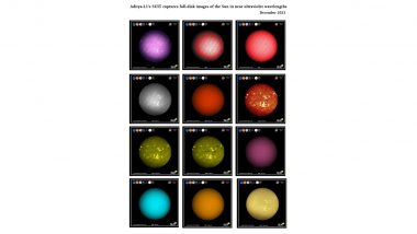 Aditya L1 Update: ISRO Spacecraft Captures Full-Disk Images of Sun in Near Ultraviolet Wavelengths (See Pics)