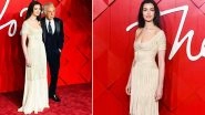 Anne Hathaway Radiates Goddess Charm in a 37-Year-Old Valentino Dress on the Red Carpet of the British Fashion Awards 2023