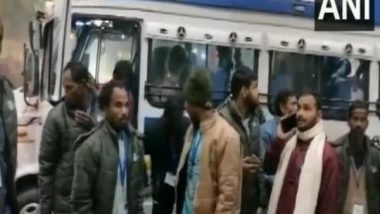 India News | 8 Workers from UP Rescued from Uttarkashi Tunnel Arrive in Lucknow, to Meet CM Yogi Soon