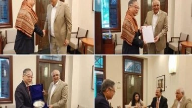 Business News | Bhupendra Patel Invites Singapore's Industry Minister for Vibrant Gujarat Summit
