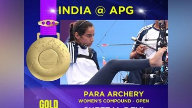 Sports News | Aiming for Gold at Paris Paralympics, World No. 1 Archer Sheetal Devi Terms Her Journey as Surreal One