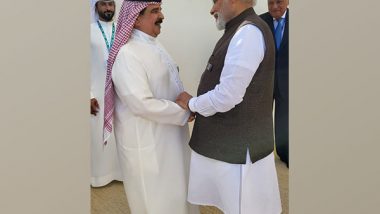 COP28 Summit 2023: PM Narendra Modi Meets King of Bahrain Hamad Bin Isa Al Khalifa, Ethiopian PM Abiy Ahmed Ali on Sidelines of Conference of Parties 28 in Dubai