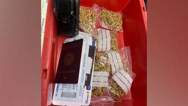 India News | Delhi: CISF Arrest Two Uzbek Nationals with Gold Weighing 4.7 Kg