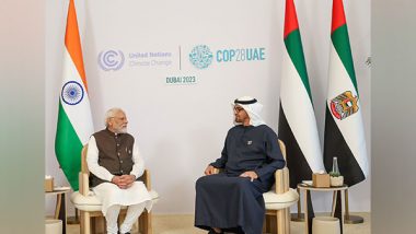 World News | PM Modi Meets UAE President on Sidelines of COP-28 Summit in Dubai
