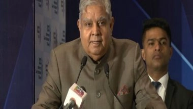 Business News | Vice President Jagdeep Dhankhar Advocates Reform in Arbitration System: Calls for Diversity and Legislative Changes