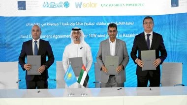 World News | UAE, Kazakhstan Sign Landmark Agreements to Develop 1GW of Renewables Capacity