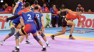 Sports News | Pro Kabaddi League: U Mumba Beat Powerhouses UP Yoddhas 34-31 in Thrilling Campaign Opener