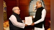 India News | Rajasthan CM Gehlot Hands over Resignation Letter to Governor