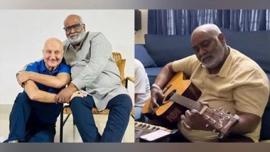 Entertainment News | Anupam Kher Shares Glimpse of MM Keeravani's Musical Master Class