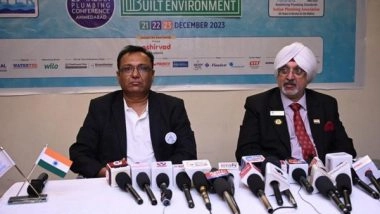Business News | 29th Indian Plumbing Conference in Ahmedabad to Focus on Achieving Net Zero Water in Built Environment