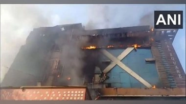 India News | UP: Fire Breaks out at Building in Ghaziabad; No Casualties Reported