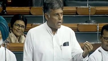 India News | Manish Tewari Gives Adjournment Notice in Lok Sabha to Discuss Death Penalty to Former Indian Navy Personnel in Qatar