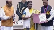 Business News | Narayan Seva Sansthan's President Prashant Agrawal Honored with the National Award for 'Best Personality- Empowerment of Differently-abled' by President