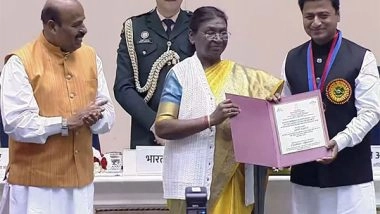 Business News | Narayan Seva Sansthan's President Prashant Agrawal Honored with the National Award for 'Best Personality- Empowerment of Differently-abled' by President