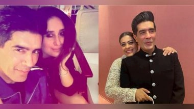 Entertainment News |  Kareena Kapoor to Kajol, Celebs Wish Manish Malhotra on Birthday