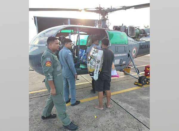 India News | Cyclone Michaung: IAF Chetak Helicopters Deployed for Cyclone Michaung Relief Efforts in Chennai