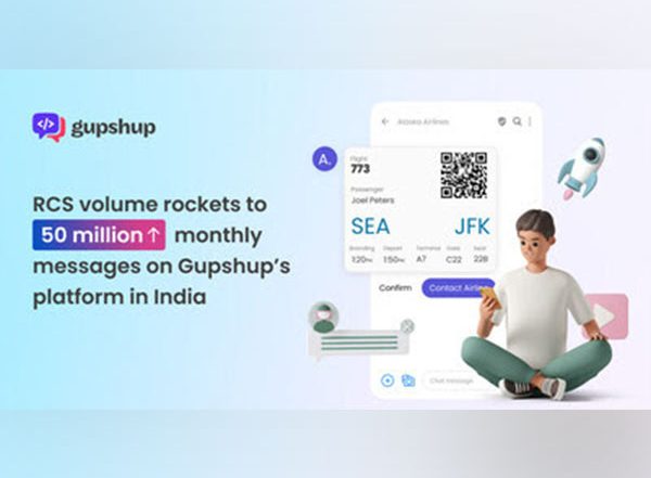 Business News | RCS is Back! Messages Cross 50 Million a Month on Gupshup's Platform in India
