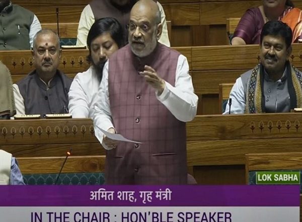 India News | Lok Sabha Passes Two Bills on J-K; Amit Shah Targets Congress, Talks of Nehru's 'blunders'