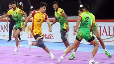 Sports News | Pro Kabaddi League: Sachin's Heroics Held Patna Pirates Beat Telugu Titans 50-28