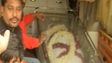 India News | Jaipur: Karni Sena Chief's Body Brought to Rajput Sabha Bhawan, Last Rites This Afternoon