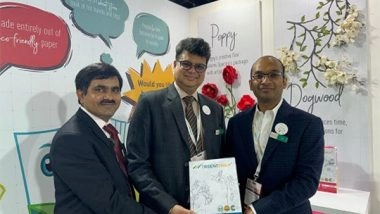 Business News | Trident Group Exhibits Latest Design of Notebooks and Relaunches Enviro Copier in 65 GSM Paper at Paperex'23