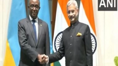 World News | EAM Jaishankar Meets Rwandan Counterpart Biruta at Hyderabad House