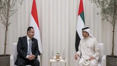 World News | UAE Vice President Mansour Bin Zayed Meets Prime Minister of Yemen