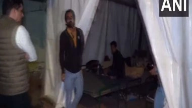 India News | Delhi Minister Saurabh Bhardwaj Conducts Surprise Inspection of Night Shelters Near AIIMS