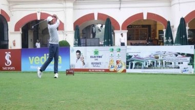 Sports News | SSP Chawrasia Invitational 2023: Local Lad Divyanshu Bajaj, Abhinav Lohan Clubhouse Leaders on Rain-hit Opening Day