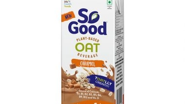Business News | Life Health Foods Launches So Good OAT Caramel Flavoured Beverage in India in the Plant-Based Dairy-Free Segment