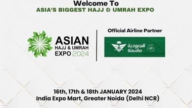 Business News | Saudia Airlines Elevates Presence as Official Airlines Sponsor for the Prestigious Asian Hajj & Umrah Expo 2024