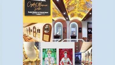 Business News | Reena Ahluwalia's Bejeweled Royal Mysore Paintings Acquired by C. Krishniah Chetty Crystal Museum