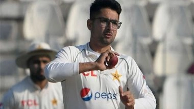 Sports News | Pakistan Spinner Abrar Ahmed Goes for an MRI Scan After Complaining of Discomfort in Right Leg