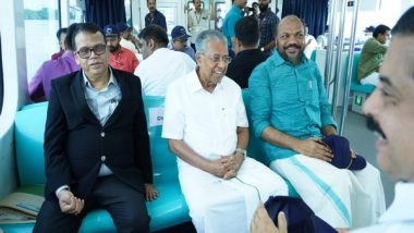 India News | Kerala CM, Cabinet Colleagues Take Kochi Water Metro as Part of 'Nava Kerala Yatra'