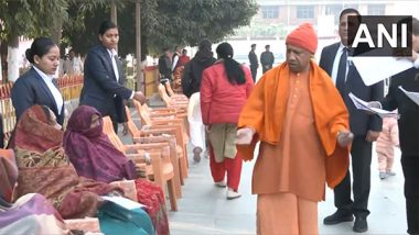 India News | CM Yogi Adityanath Holds 'Janta Darshan' at Gorakhnath Temple