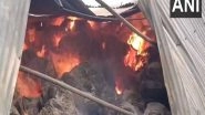 India News | Uttar Pradesh: Fire Breaks out Inside Shop at 'Galla Mandi' Complex in Hardoi