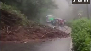 India News | Tamil Nadu: Vehicular Movement Halted in Coonoor After Landslide