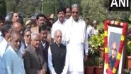 India News | CM Siddaramaiah Pays Tribute to Former Karnataka CM S Nijalingappa on His Birth Anniversary