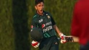 Sports News | Azan's Unbeaten Ton, Zeeshan's Four-fer Guide Pakistan to 8-wicket Victory over India in U-19 Asia Cup Clash