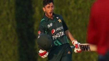 Sports News | Azan's Unbeaten Ton, Zeeshan's Four-fer Guide Pakistan to 8-wicket Victory over India in U-19 Asia Cup Clash