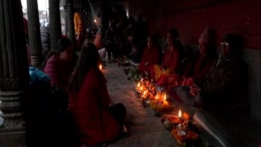 World News | Hindu Devotees in Nepal Celebrate Bal Chaturdashi Festival
