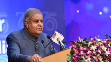 India News | Bharat is Charting Its Course to Reclaim Its Glory of Vishwa Guru, Says VP Dhankhar