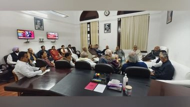 India News | A Meeting of INDIA Bloc Leaders on Winter Session Held at LoP Mallikarjun Kharge's Office