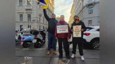 World News | Tibetan Diaspora in Vienna Stages Symbolic Protest, Condemns China's Human Rights Violations