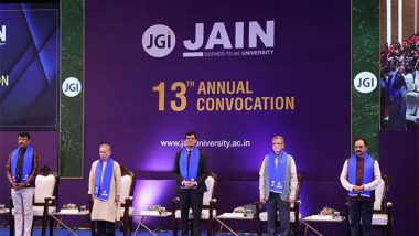 Business News | JAIN (Deemed-to-be University) Celebrates Triumph at Its 13th Annual Convocation for Batch 2023